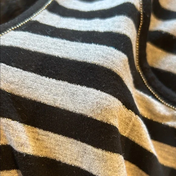 Ann Taylor Black and White Striped Tank Top - Picture 7 of 7